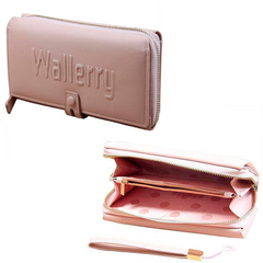 Жіночий гаманець клатч 1001 Wallerry Рожевий