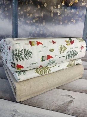 Постельное белье Cotton collection Gnomes Фланель Хлопок Полуторный размер