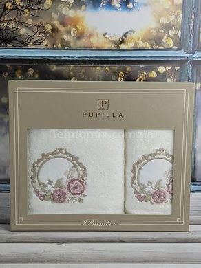 Рушники Pupilla Hayal venok krem ​​Бамбук набір 2шт