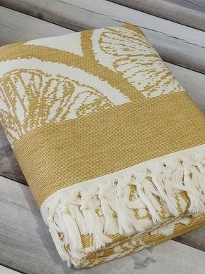 Рушник Пештемаль Pupilla PUP. Limon sari 90х170 Бавовна