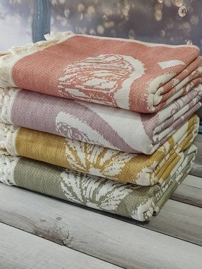 Рушник Пештемаль Pupilla PUP. Limon sari 90х170 Бавовна