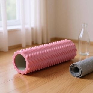Ролик для йоги та фітнесу масажний МФР AND-100-20-10PCS Рожевий