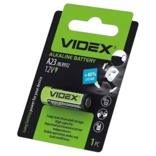 Батарейка на блістері Videx 23A 12v