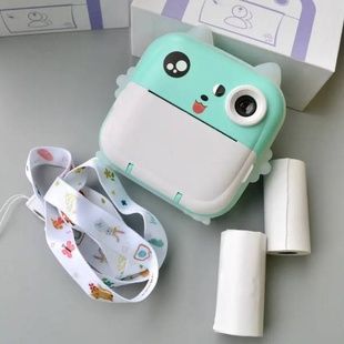 Фотоаппарат моментальной печати +2 рулона бумаги C 64270 Голубой