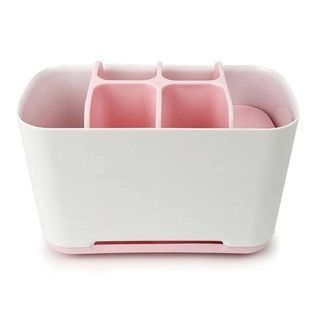 Підставка для зубних щіток Large Toothbrush Caddy Рожева