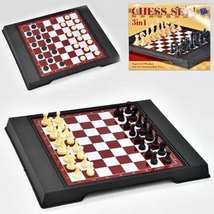 Шахи магнітні 2в1 (шашки та шахи) Chess Set 3608
