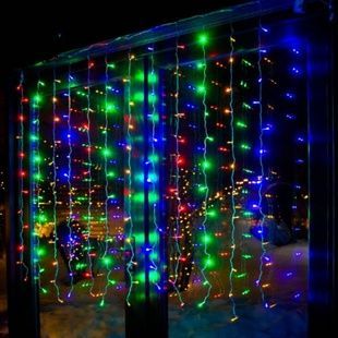 Гірлянда штора 272LED 3*2м 220V Мультиколор