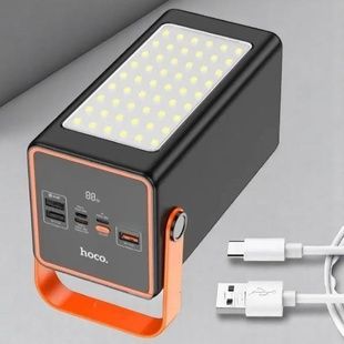 Power Bank с ручкой + фонарь 90000mAh 3 USB 22,5W HOCO J107