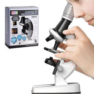 Дитячий мікроскоп Scientific Microscope Білий