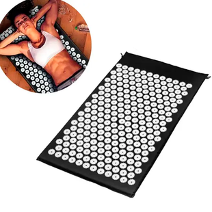 Ортопедический массажный коврик Acupressure Mat Черный