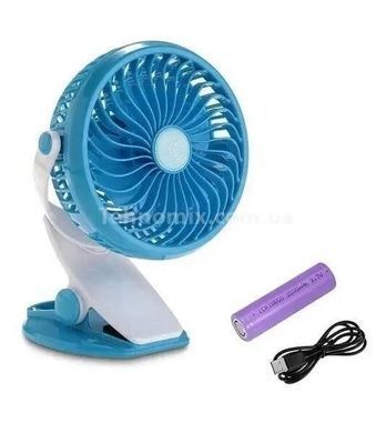 Вентилятор F168 USB з акумулятором 18650