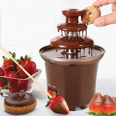 Шоколадний фонтан міні Фондю Mini Chocolate Fondue Fountain