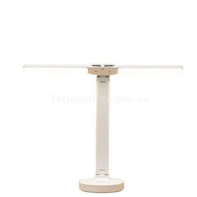 Лампа настольная светодиодная с подставкой для телефона LED table lamp Белая