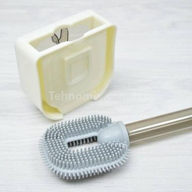 Силиконовая щётка для унитаза Liquid Toilet Brush Бежевая
