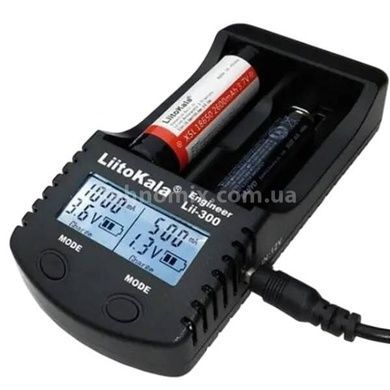 Зарядний пристрій Ni-Mh, Ni-Cd та Li-ion LiitoKala Lii-300 Чорне