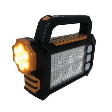 Светодиодный фонарь LED COB HS8029 с аккумулятором и солнечной панелью