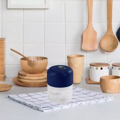 Мини-измельчитель портативный Portable Food Processor Синий