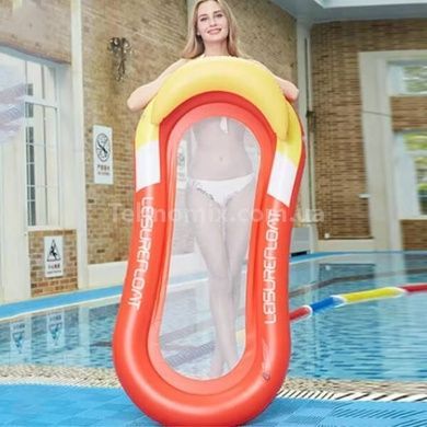 Матрац-гамак для відпочинку на воді з ремнабором у комплекті 160&times;90 см BEACH BED Червоний