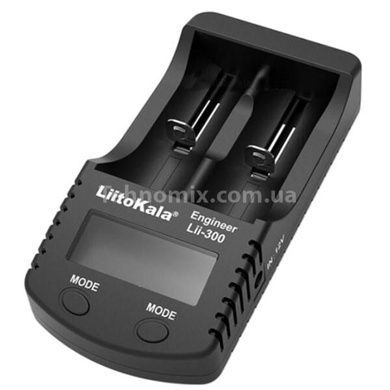Зарядний пристрій Ni-Mh, Ni-Cd та Li-ion LiitoKala Lii-300 Чорне