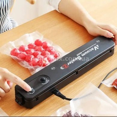 Вакуумний пакувальник продуктів Vacuum Sealer Q Чорний