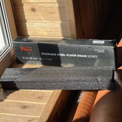 Трап-душові грати напольні металеві floor drain AND YLN7237-40 Сіра