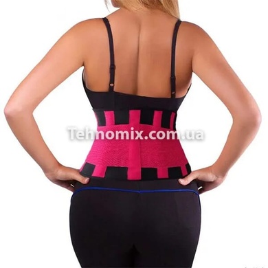 Пояс для схуднення Hot Shapers Power Belt Чорний з рожевим р-р XXL