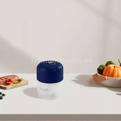 Мини-измельчитель портативный Portable Food Processor Синий