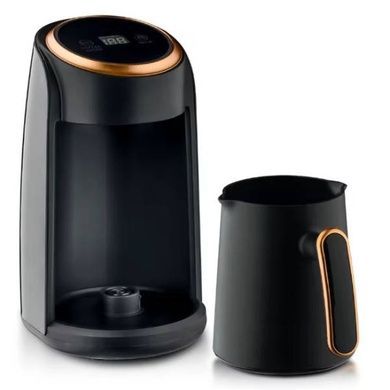 Кофеварка автоматическая турецкая 3в1 300мл 600Вт Turkish Coffee Pot RAF R.146 Черная с золотым