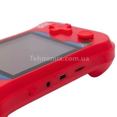 Игровая портативная консоль + джойстик (проводной) 500 игр экран 3,5 X7M Красная с синим