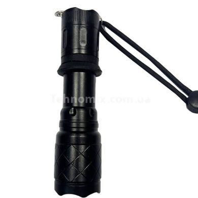 Фонарь ручной аккумуляторный металлический Police 8370-500 W XPE Черный