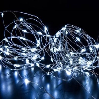 Гирлянда светодиодная роса Фейерверк внутренняя 100Led 4м Холодный свет