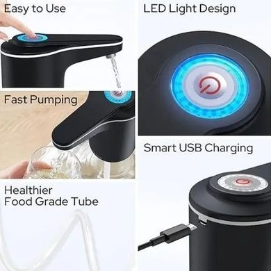 Помпа для води Automatic water dispenser Чорна