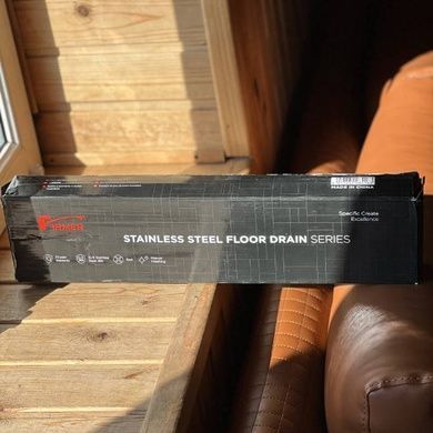 Трап-душові грати напольні металеві floor drain AND YLN7237-40 Сіра