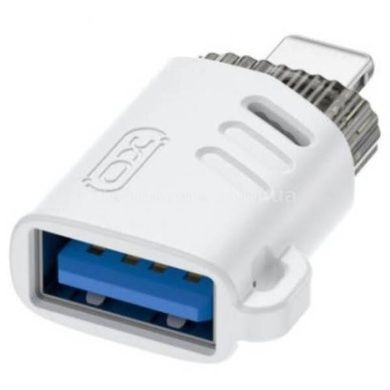 Адаптер переходник XO NB256A USB-A female to Lightning adapter Белый