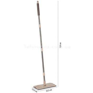 Комплект для прибирання відро та швабру HouseWork flat bucket Mop 8л Коричневий