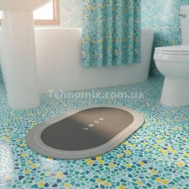 Коврик для дома в прихожую Home 40*120см Серый
