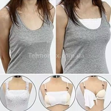 Вставка для слишком глубоких вырезов декольте CAMI SECRET Белая