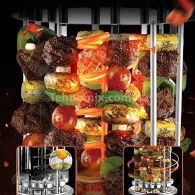 Электрошашлычница на 11 шампуров 1500Вт SOKANY SK-6114