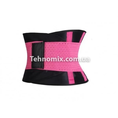 Пояс для схуднення Hot Shapers Power Belt Чорний з рожевим р-р XXL