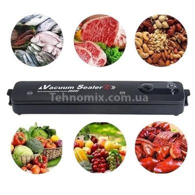 Вакуумний пакувальник продуктів Vacuum Sealer Q Чорний