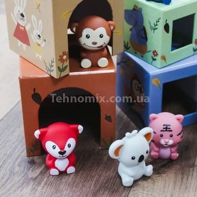 Гра розвиваюча Пальчиковий Театр 12 предметів 1192 Soft Animal Nestung Box