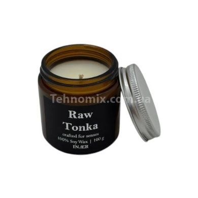 Свічка RAW TONKA, 100 г - глибокий теплий аромат з характером