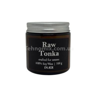 Свічка RAW TONKA, 100 г - глибокий теплий аромат з характером