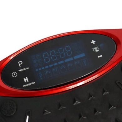 Тренажер віброплатформа для занять спортом та зниження ваги S131 Bluetooth Червона