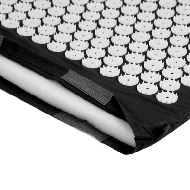 Ортопедичний масажний килимок Acupressure Mat Чорний