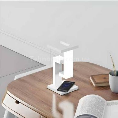 Ночник с беспроводной зарядкой Levitation Anti-Gravity Wireless Белый