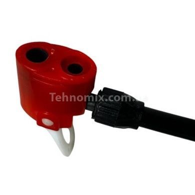 Насос велосипедний підлоговий Inflator Червоний