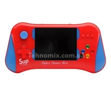 Игровая портативная консоль + джойстик (проводной) 500 игр экран 3,5 X7M Красная с синим