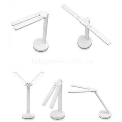Лампа настольная светодиодная с подставкой для телефона LED table lamp Белая