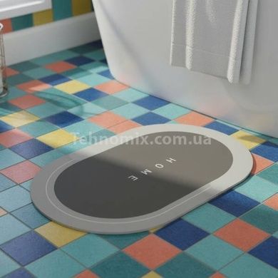 Коврик для дома в прихожую Home 40*120см Серый